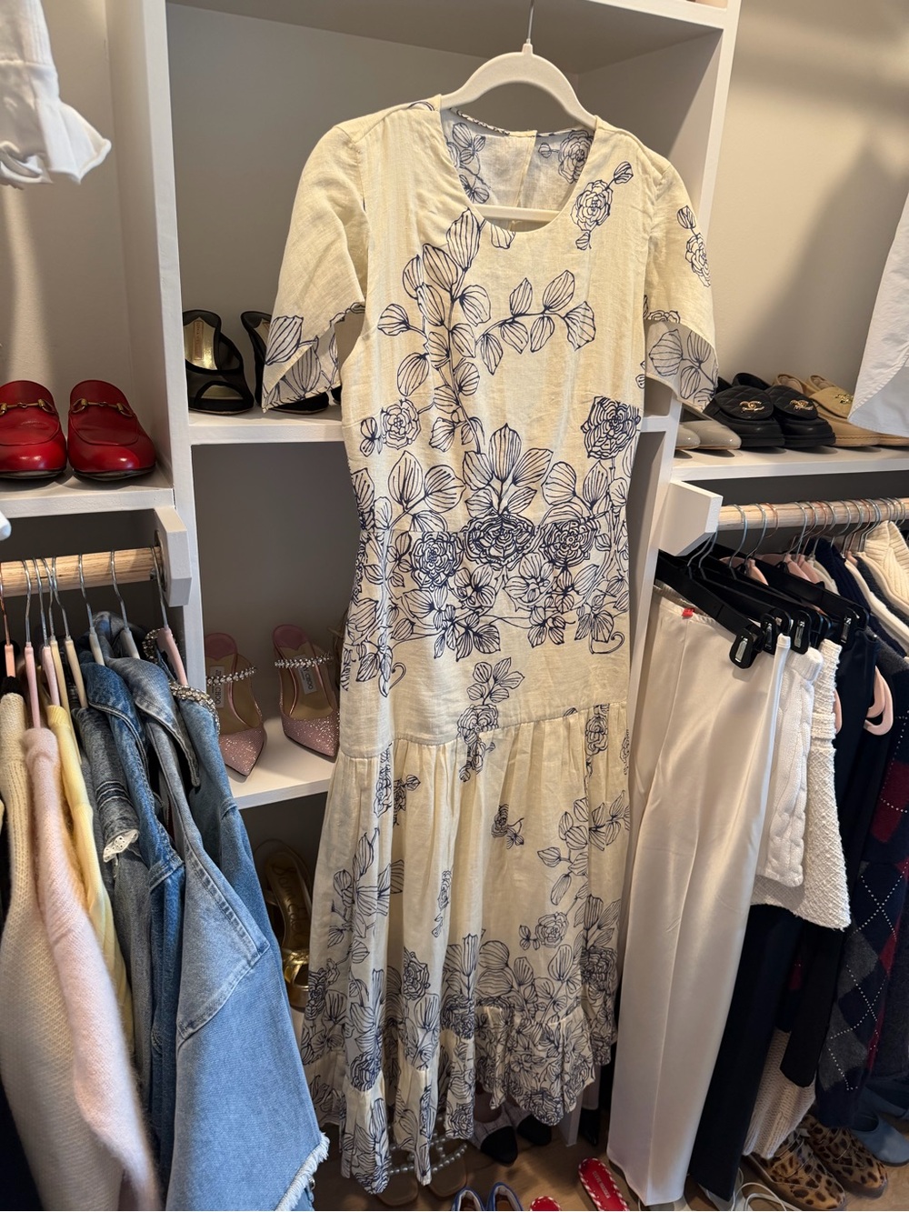 Alexis Print Long Dress